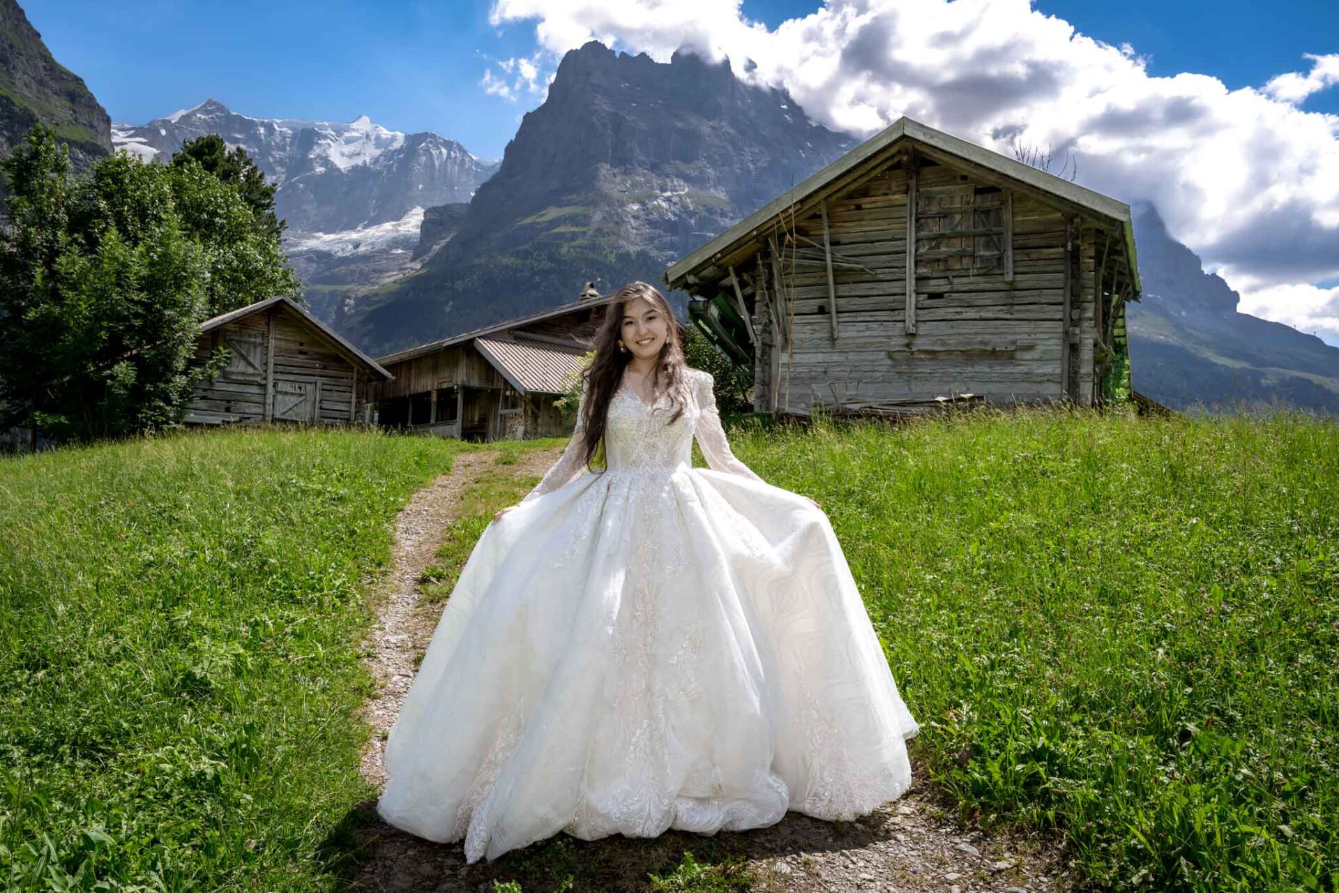 Wedding Photo Shoot in Grindelwald