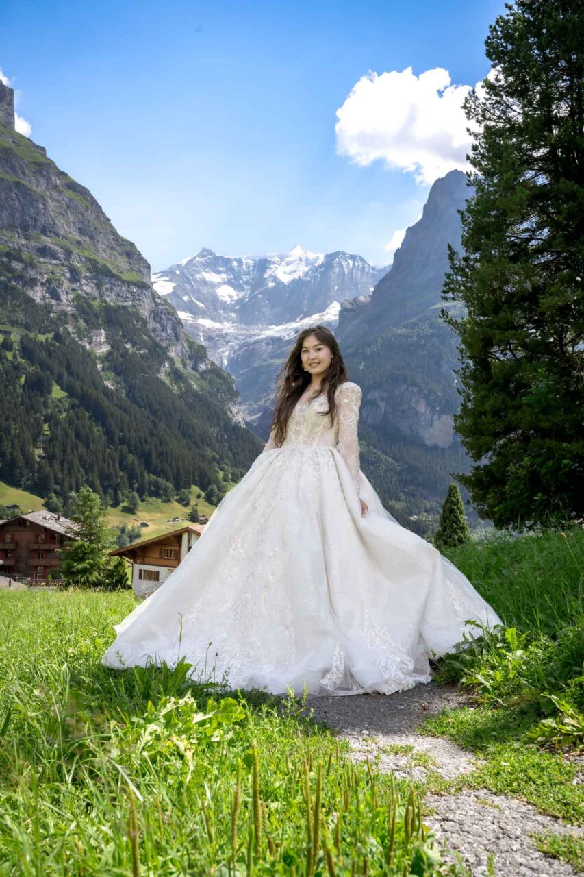 Wedding Photo Shoot in Grindelwald