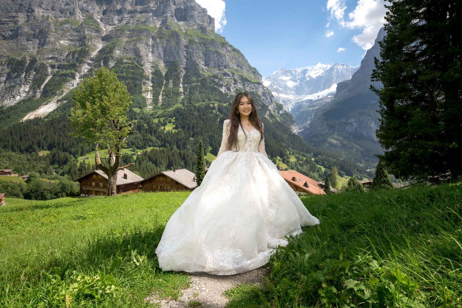 Wedding Photo Shoot in Grindelwald