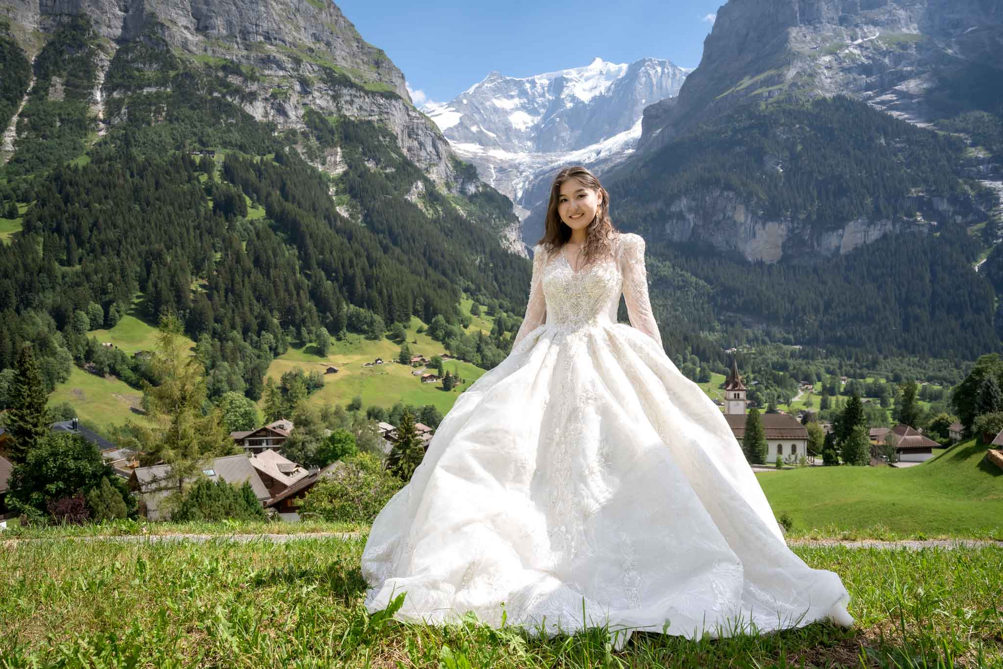 Wedding Photo Shoot in Grindelwald