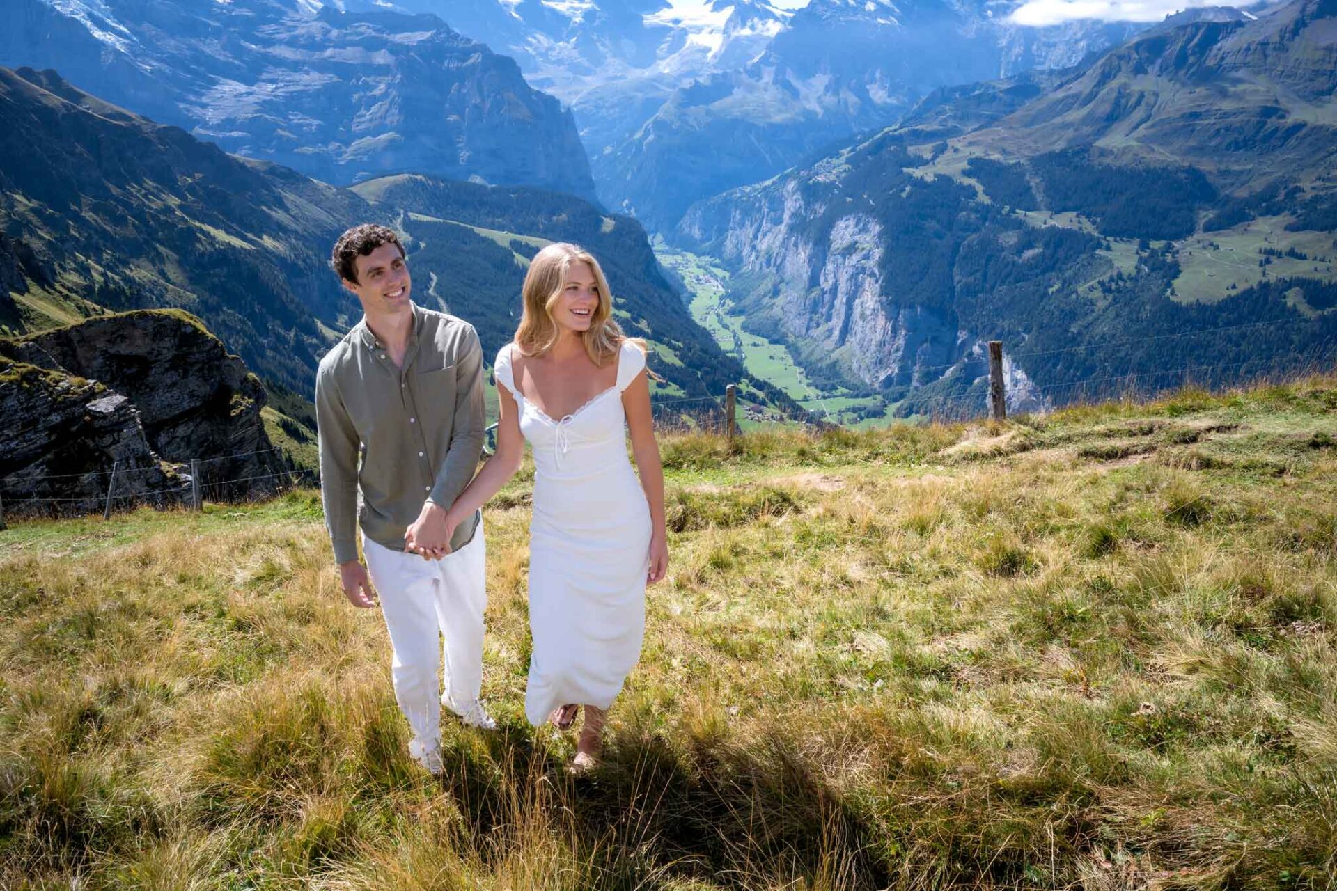 Photo shoot, Royal Walk, Mannlichen, Wengen, Switzerland