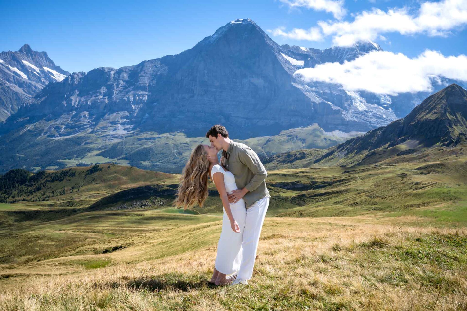 Photo shoot, Royal Walk, Mannlichen, Wengen, Switzerland