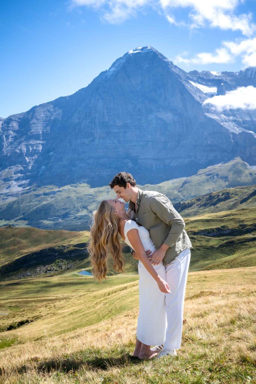 Photo shoot, Royal Walk, Mannlichen, Wengen, Switzerland