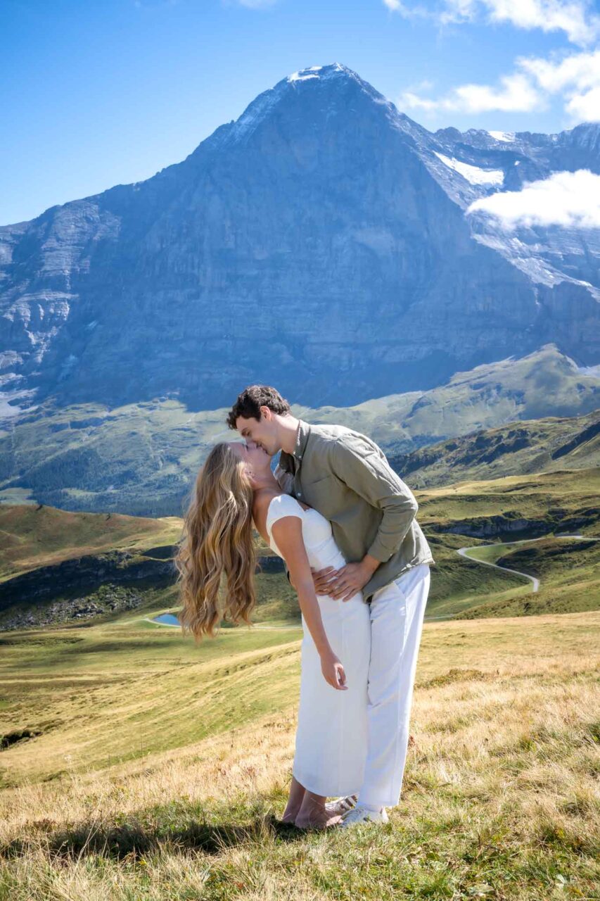 Photo shoot, Royal Walk, Mannlichen, Wengen, Switzerland