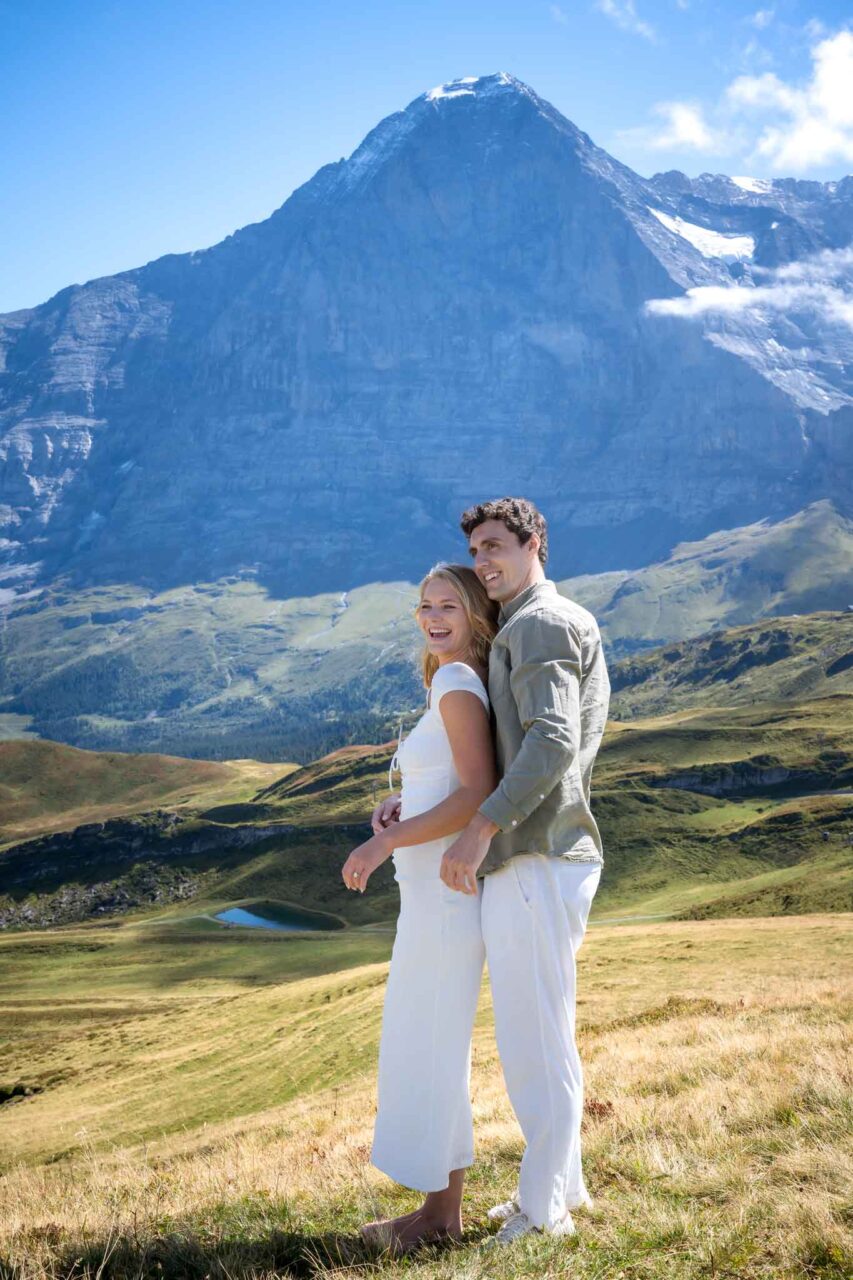 Photo shoot, Royal Walk, Mannlichen, Wengen, Switzerland