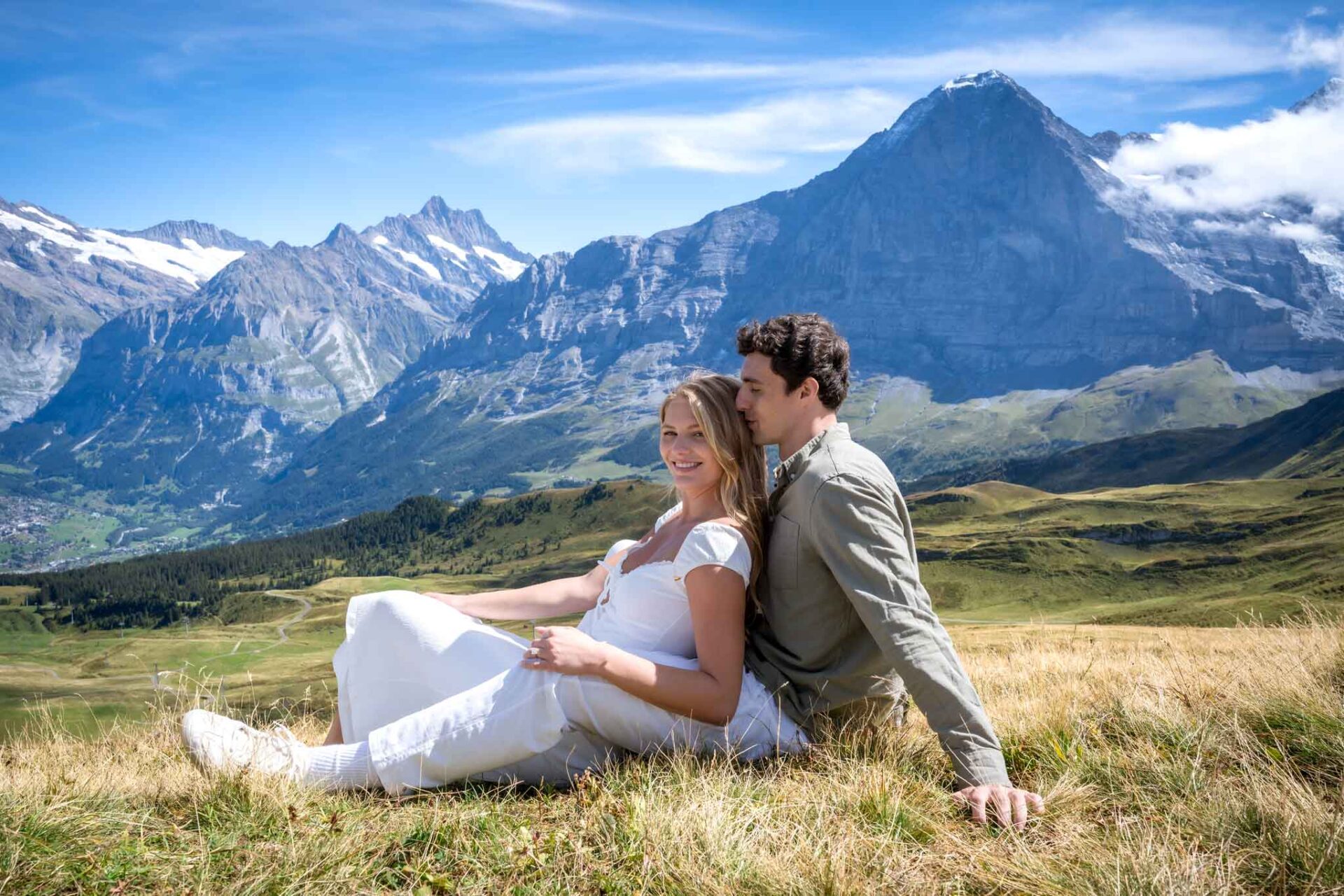 Photo shoot, Royal Walk, Mannlichen, Wengen, Switzerland