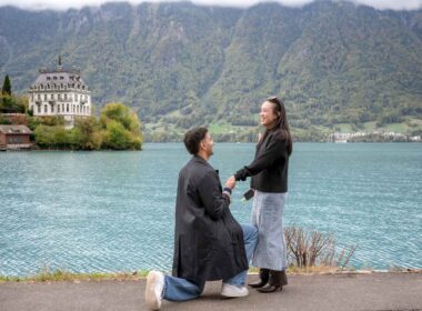 Surprise engagement in Iseltwald