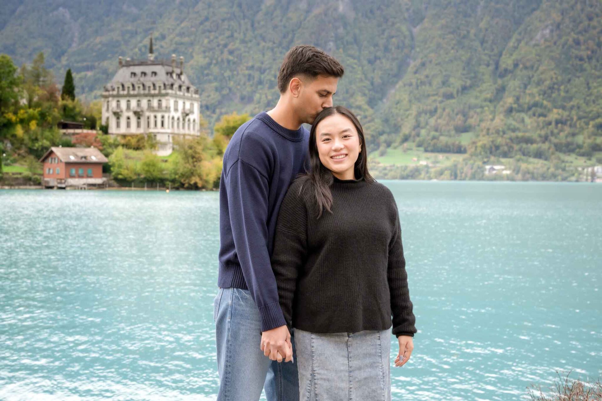 Surprise engagement in Iseltwald