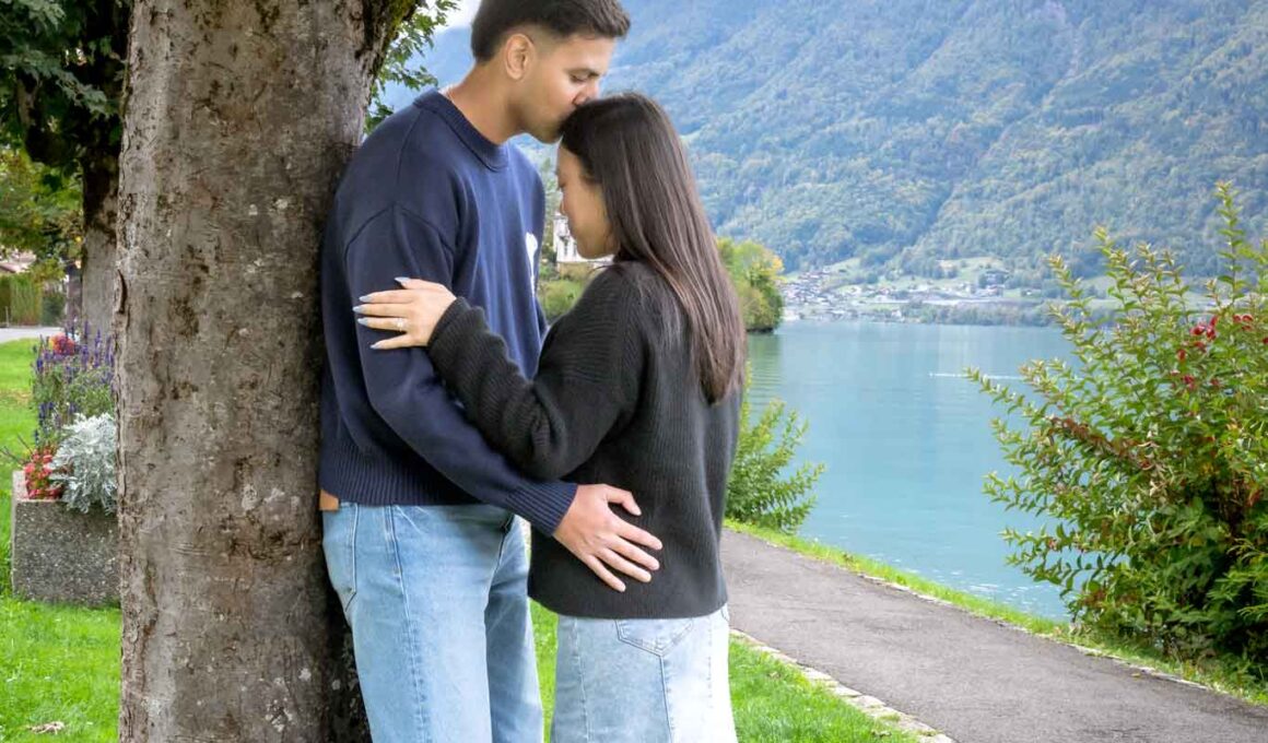 Surprise engagement in Iseltwald