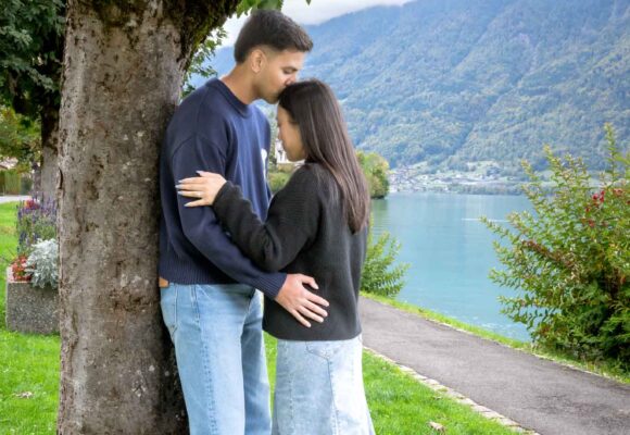Surprise engagement in Iseltwald